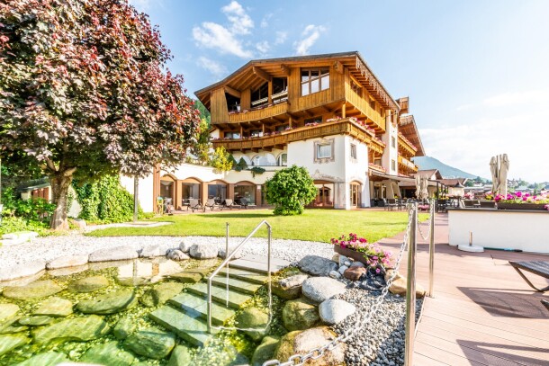 Hotel s jazierkom, Sporthotel Cristall ****, Fulpmes, Rakúsko, Rakúsko