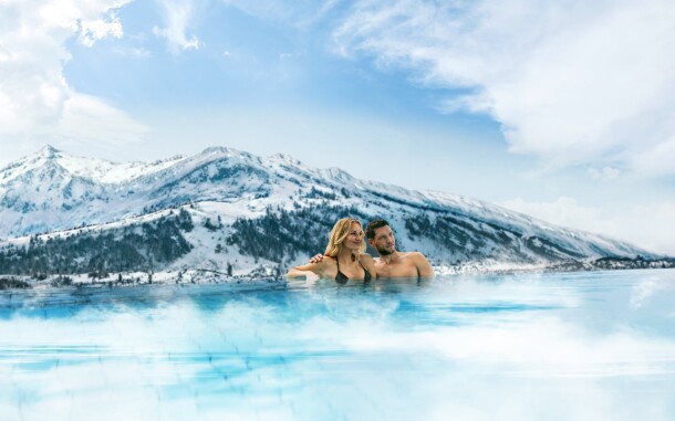 Vonkajšie bazény, Tauern Spa Hotel & Therme ****, Rakúsko