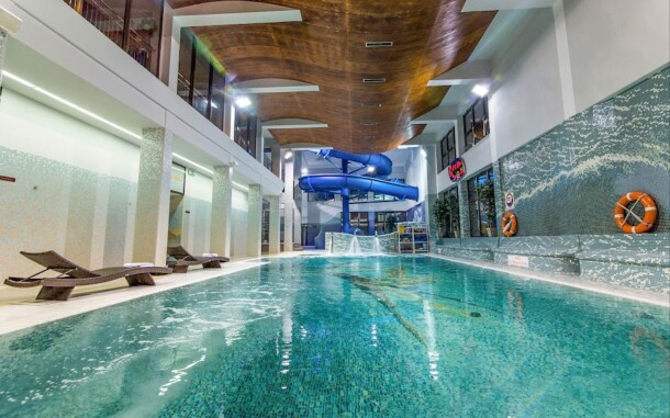 Bazén s tryskami, aquapark Hotel Klimek **** SPA Poľsko