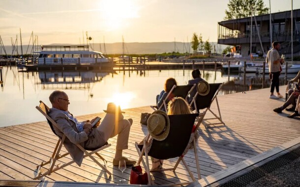 Neuer Strand Guesthouses pri Neziderskom jazere, Breitenbrunn am Neusiedler See, Rakúsko