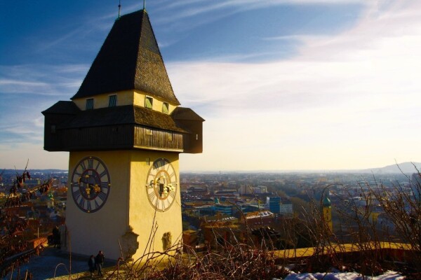 Grazský Schloßberg