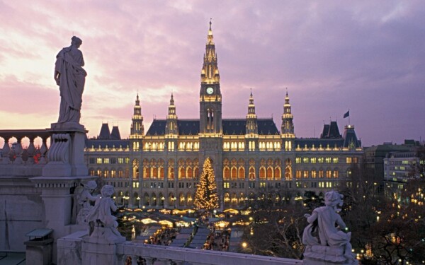 Vídeňská radnice a parlament