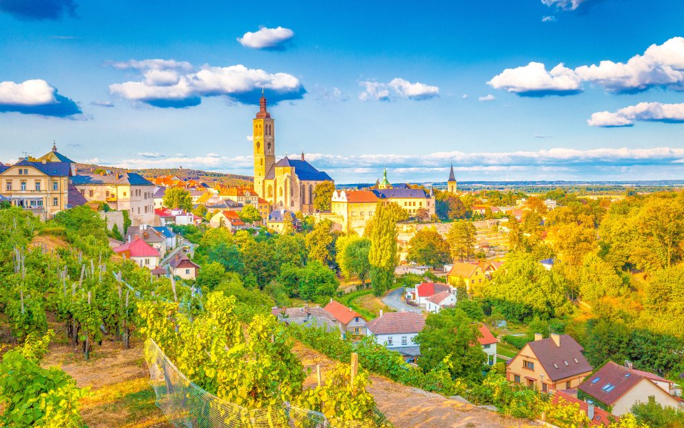 Historické centrum Kutné Hory s chrámem sv. Barbory 